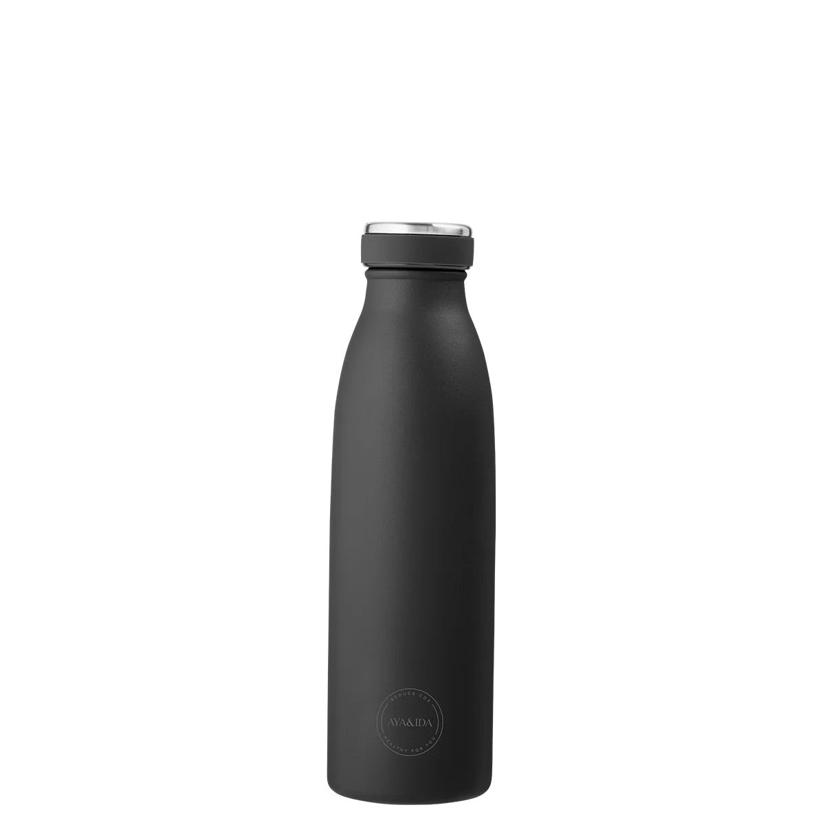 Drikkeflaske, Black, 500 ml - AYA&IDA