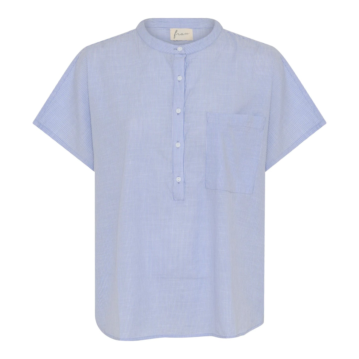 Colombo kortærmet skjorte, Baby Lavender Stripe - Frau