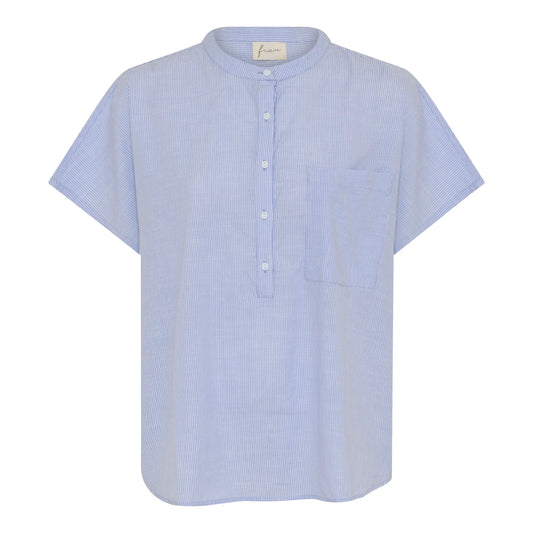 Colombo kortærmet skjorte, Baby Lavender Stripe - Frau