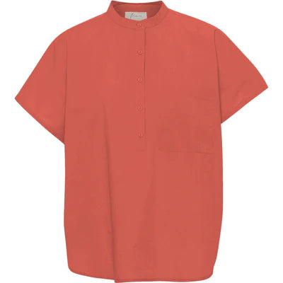 Columbo kortærmet skjorte, Hot Coral - Frau