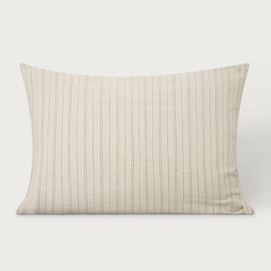 Pudebetræk 50x70, Striped Beige - Stilleben