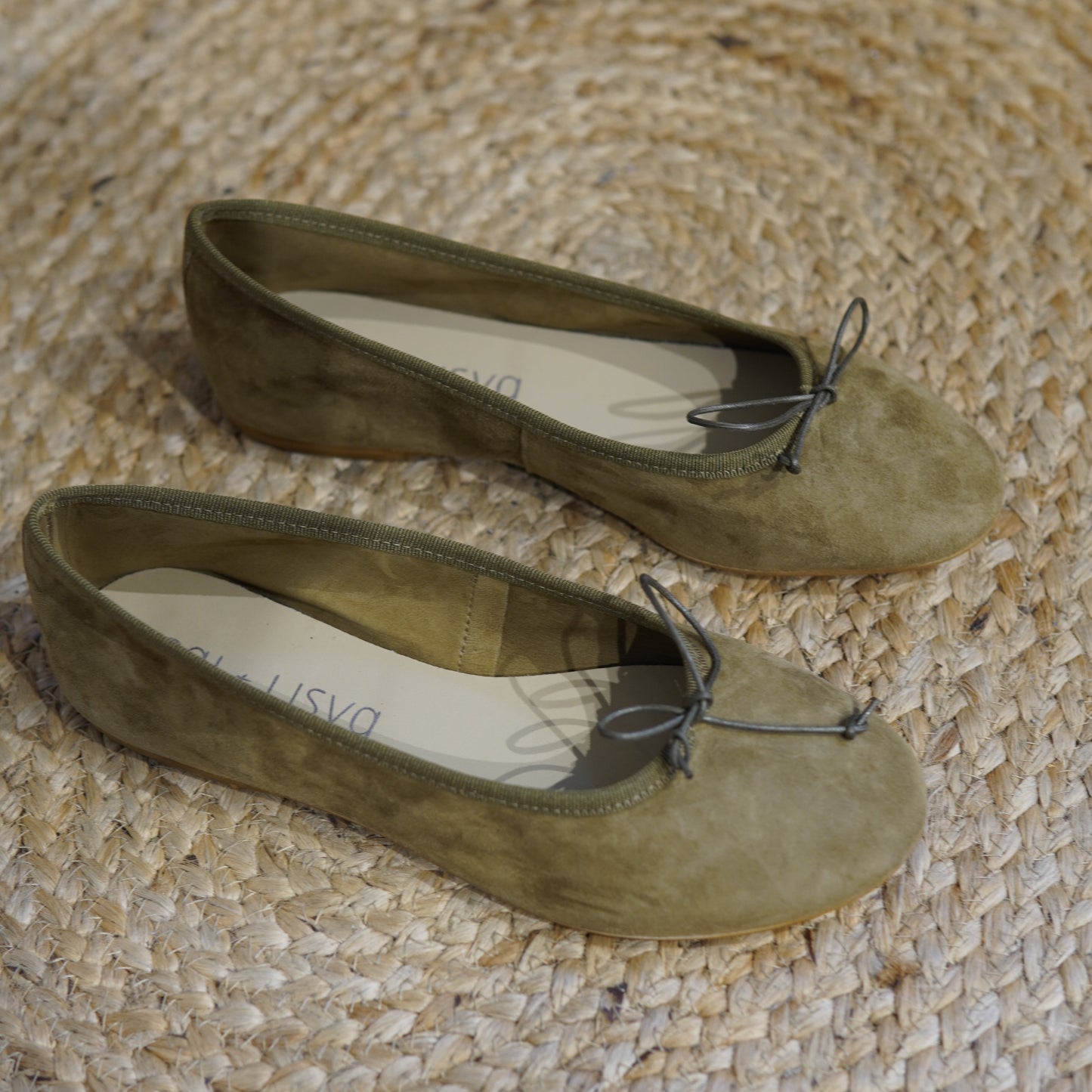 Ballerina - Nubuck Olive