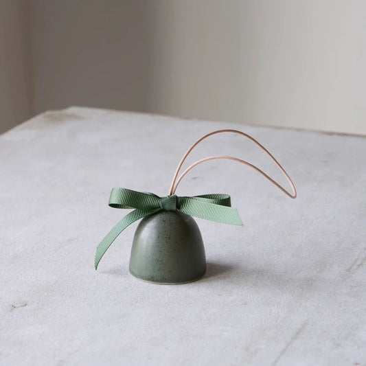 Juleklokke I Keramik, Grøn - Julie Damhus