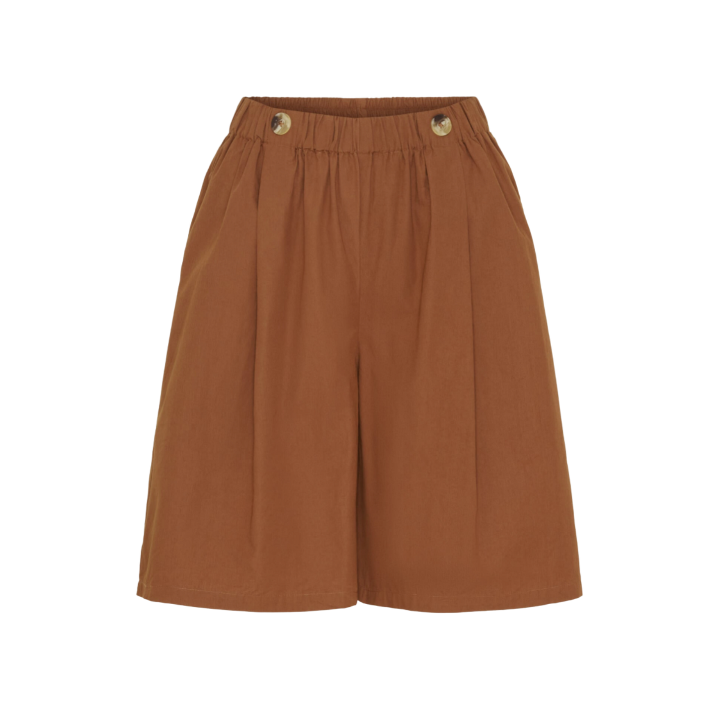 Irissa Wide Shorts, Cambrigde Brown - ANNE MI