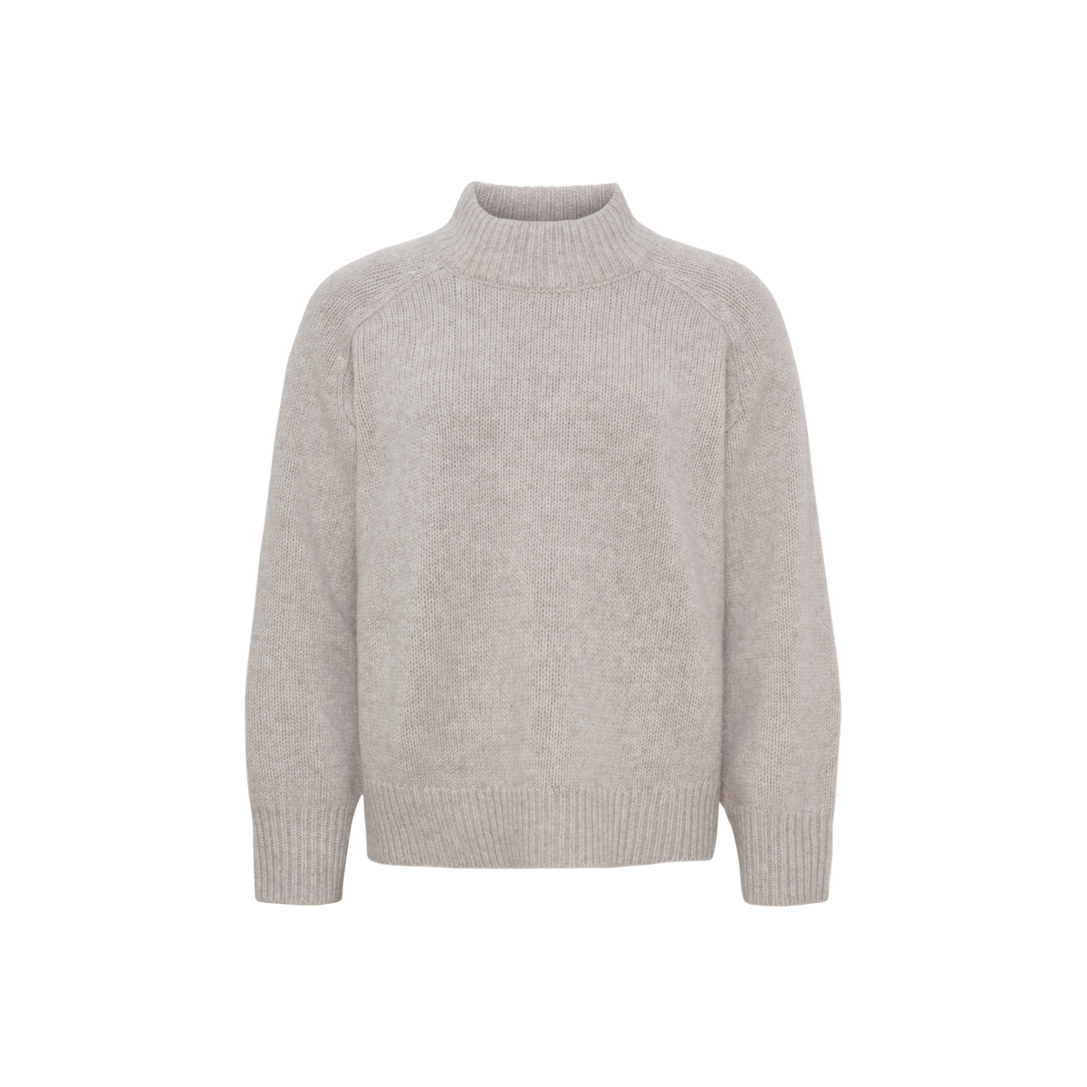 VALLEY KNIT JUMPER - NATURE WHITE MELANGE