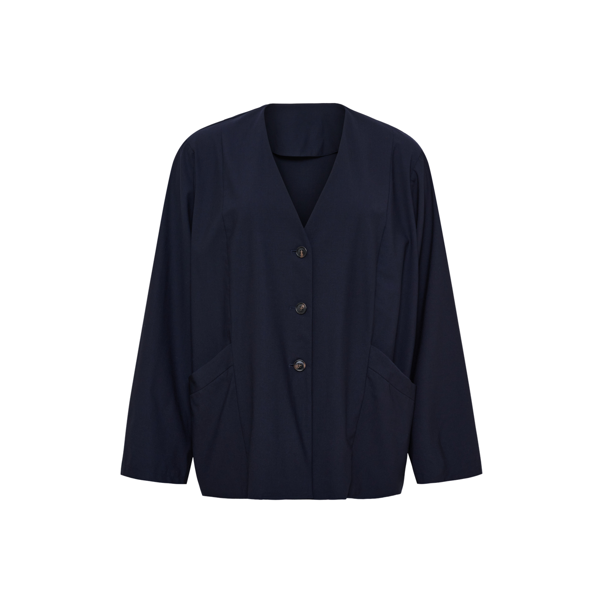 HAZY LS BLAZER - DARK NAVY