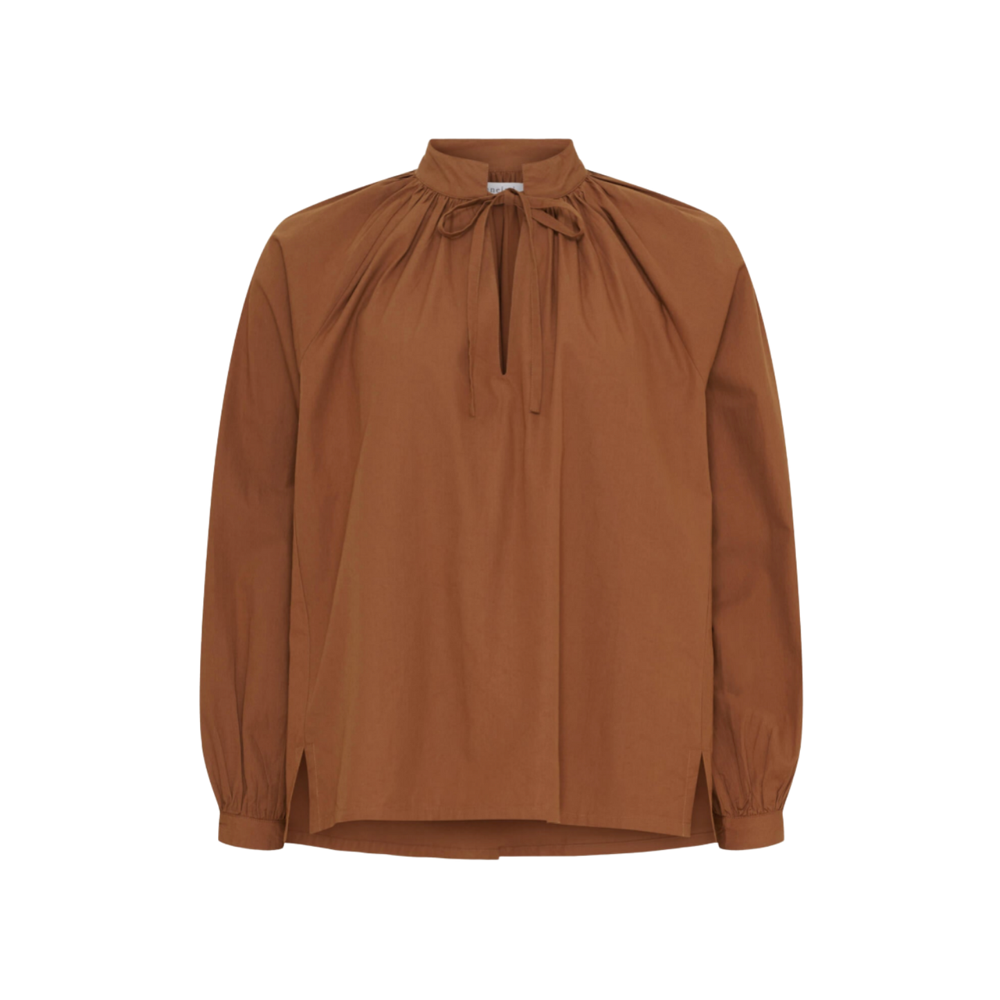 Irissa LS Blouse, Cambridge Brown - ANNE MI