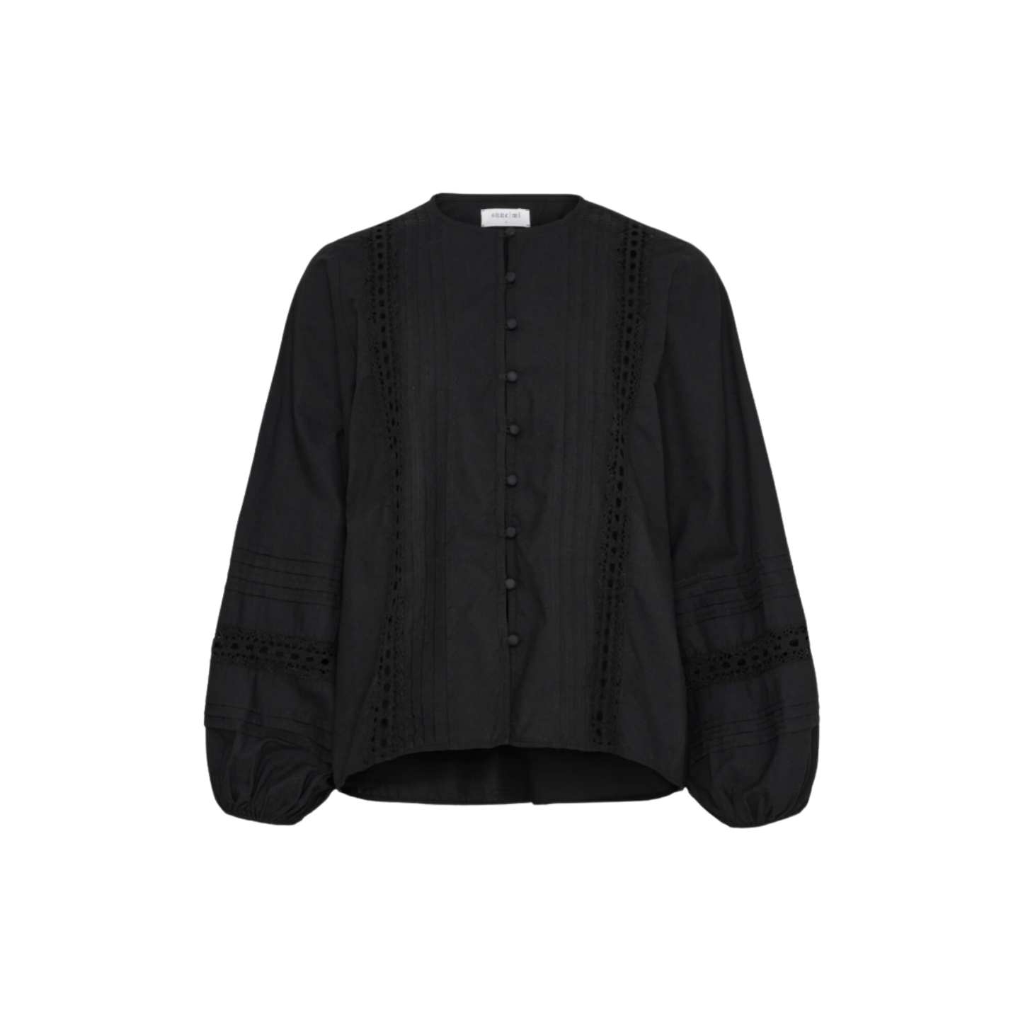 Lily LS SHIRT, BLACK - ANNE MI