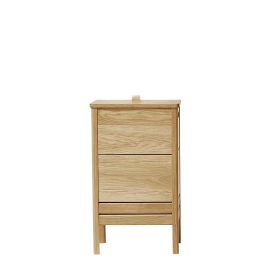 A Line Laundry Box, Oak