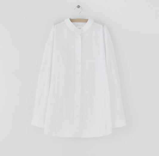 Agnes Midi Shirt, Cotton Embroidery - Fabulous Agenda