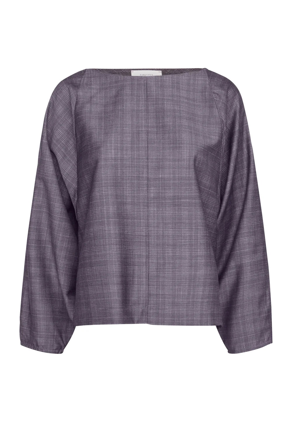 Ava top - wool check