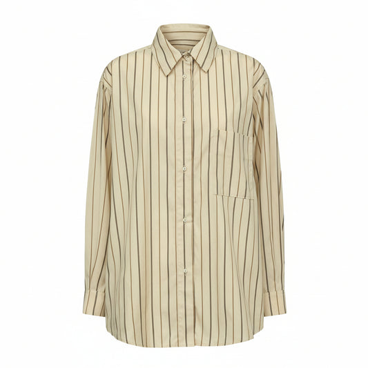 Alva Shirt, Oister stripe - Fabulous Agenda