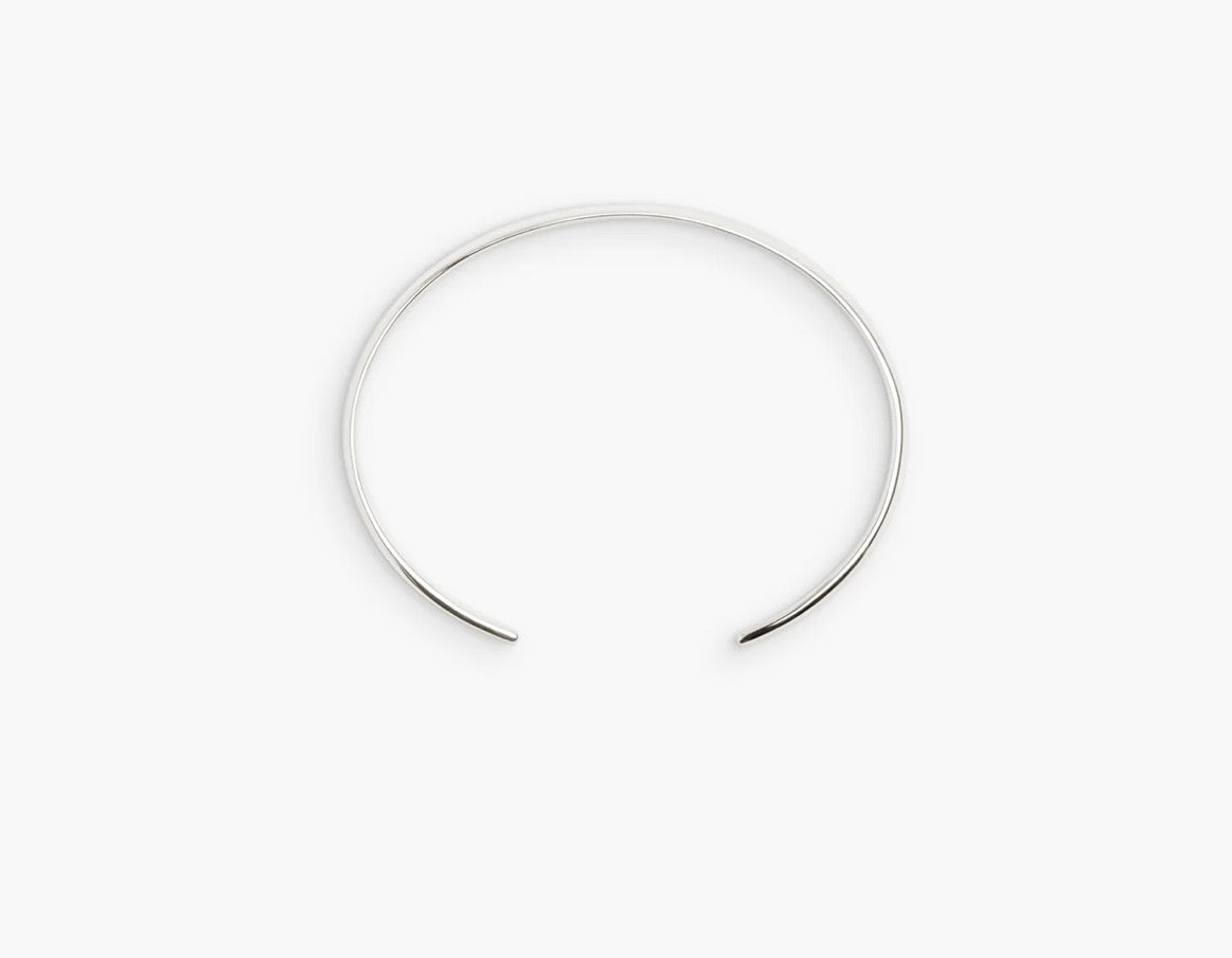 Dagny Bangle Color, Silver - Ragbag
