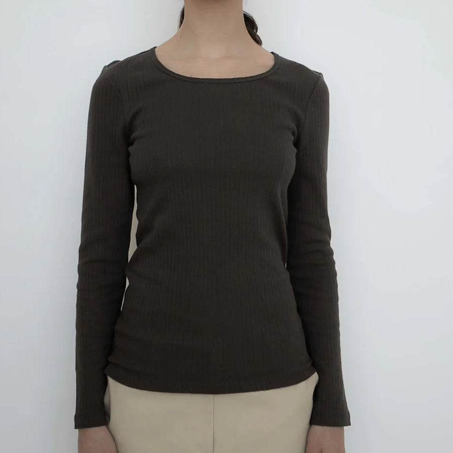 GERTRUD BLUSE - BARK