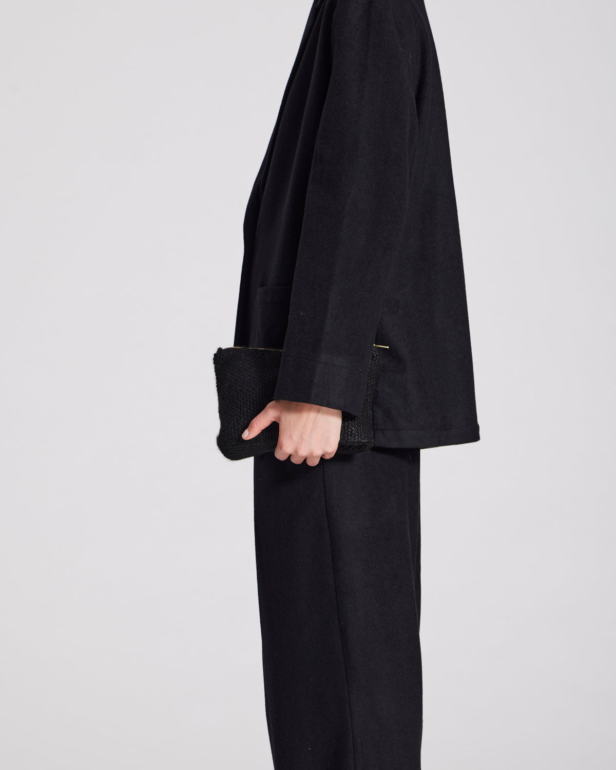 Stine Clutch Bag - Black