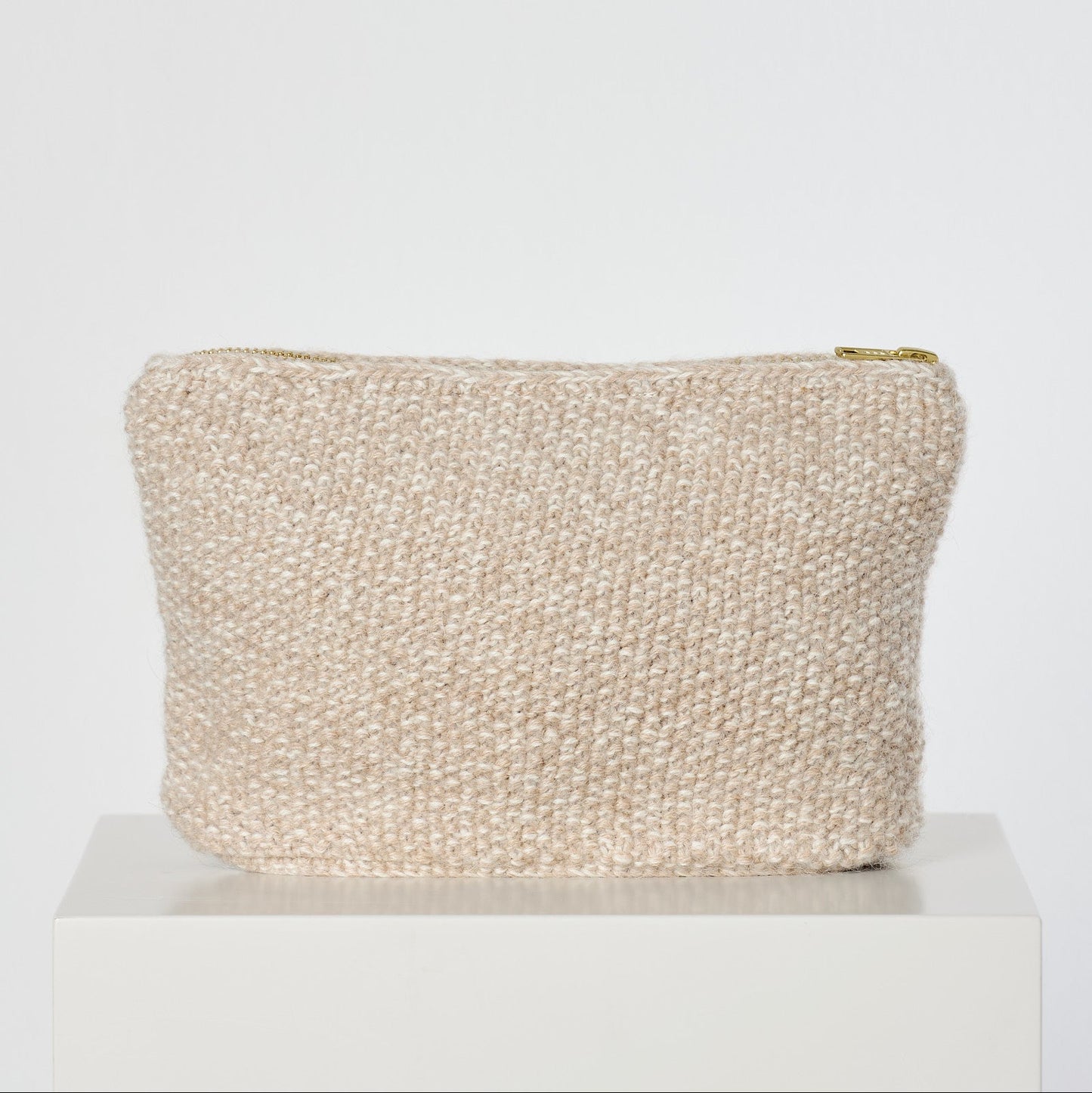 Stine Clutch Bag - Dust Powder/Ecru