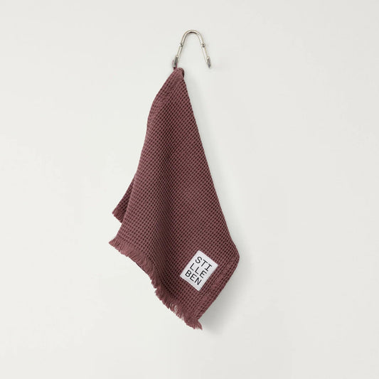 Guest Towel Waffle - 30 x 50 cm - Rusty Brown - Stilleben