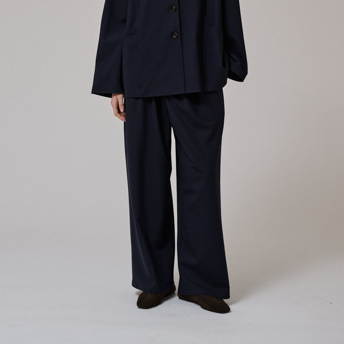 HAZY STRAIGHT PANT - DARK NAVY