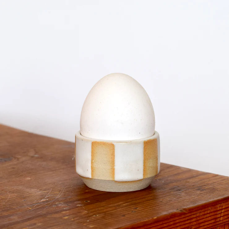 Æggebæger, Striped - Måne Ceramics Studio
