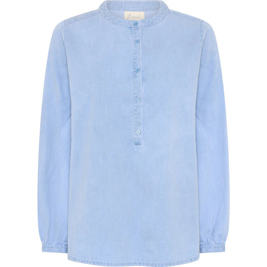 Madrid Skjorte,  Light Blue Denim - Frau