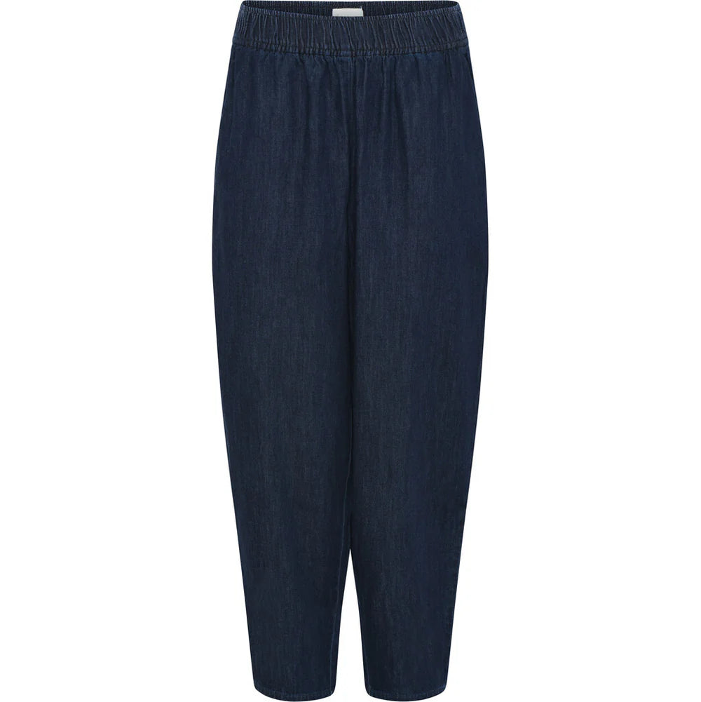 Oslo Pants, Dark Blue Denim - Fraun