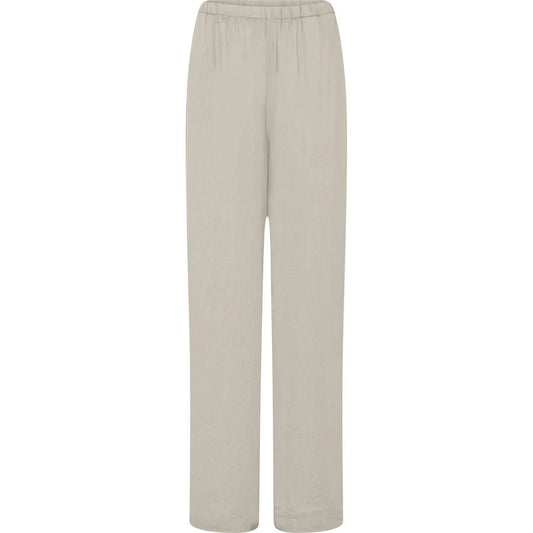 Cayenne Linen Wide Pants, Pure Cashmere - FRAU