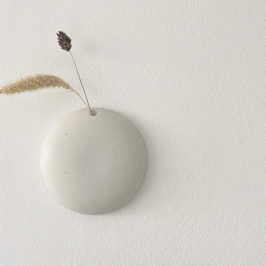 Wall Vase, White (Small)- Viki Weiland