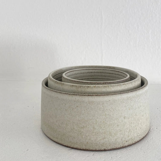 Cylinder Bowl Grey (Medium) - Viki Weiland