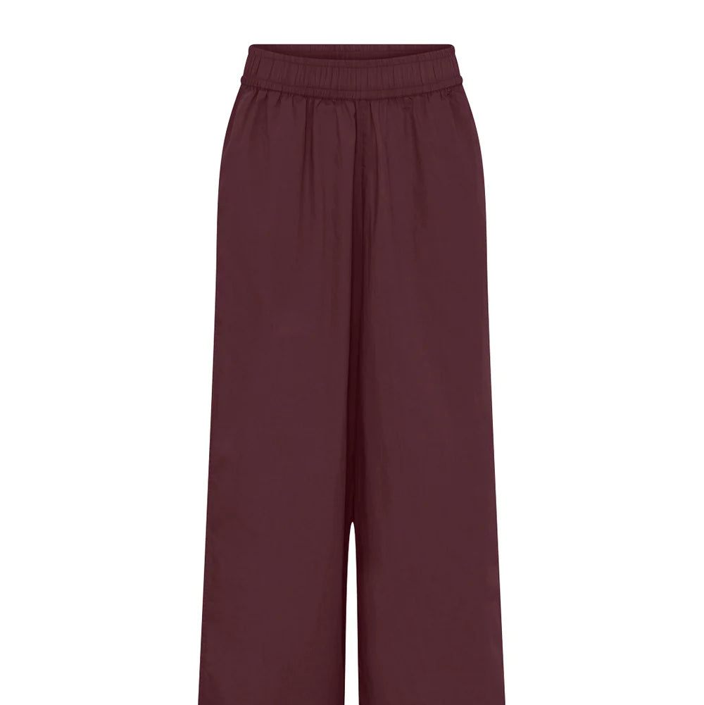 Copenhagen Long Pants, Red Mahogany - Frau