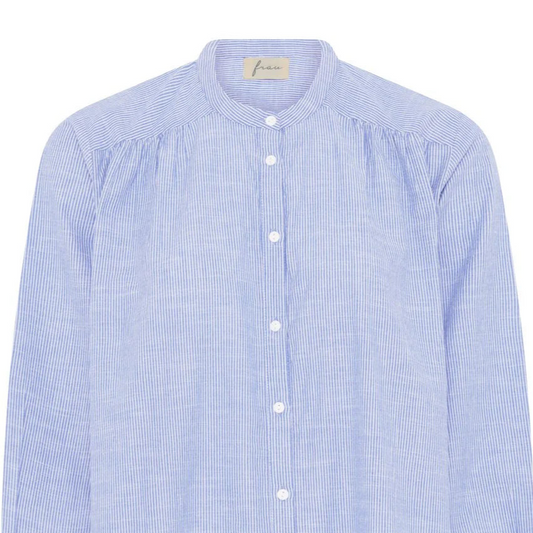 Florence Ls Shirt, Baby lavender Stripe