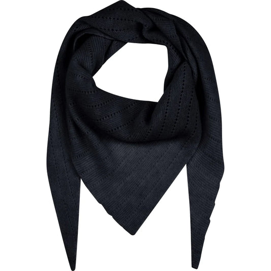 Doha Cashmere Scarf Large, Navy - FRAU