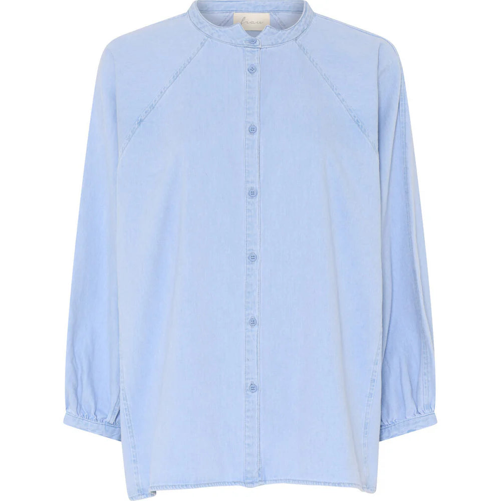 Tokyo denim skjorte, light blue denim - Frau