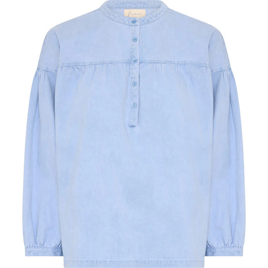 Paris denim skjorte, Light blue denim - Frau