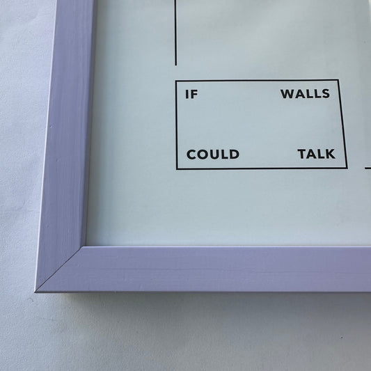 Ramme 30x40, Plexiglas - Purple