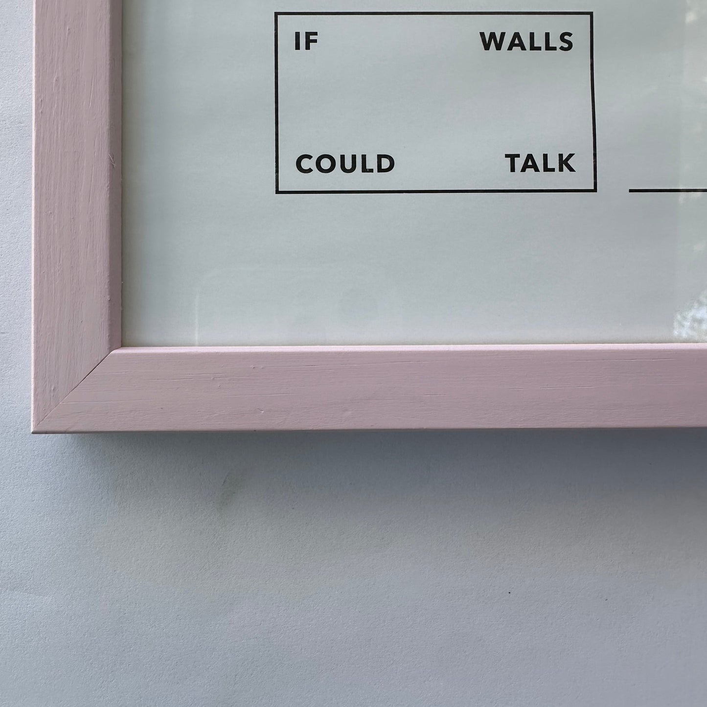 Ramme A3 med Glas - Rosa