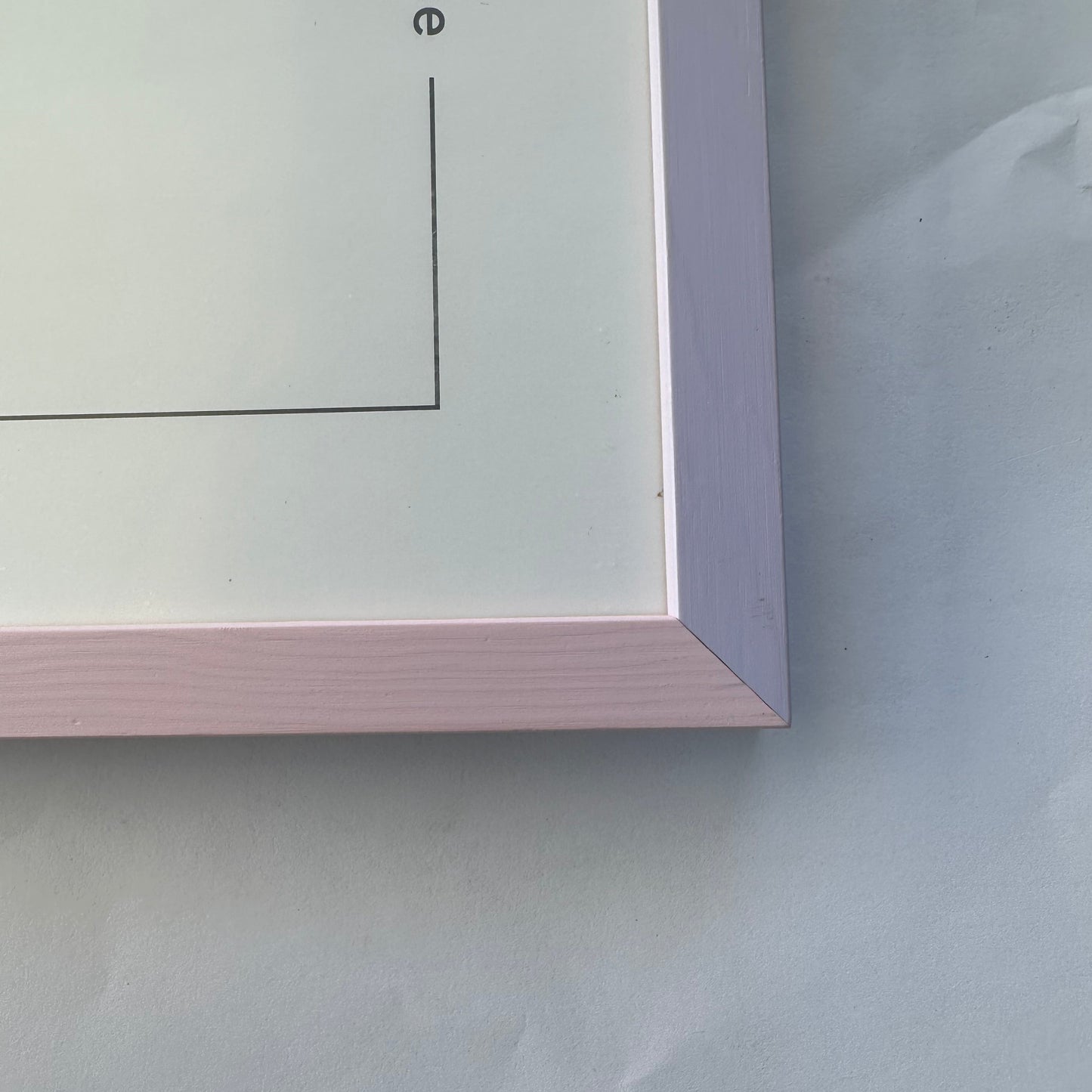 Ramme 30x40, Plexiglas - Rosa/Purple