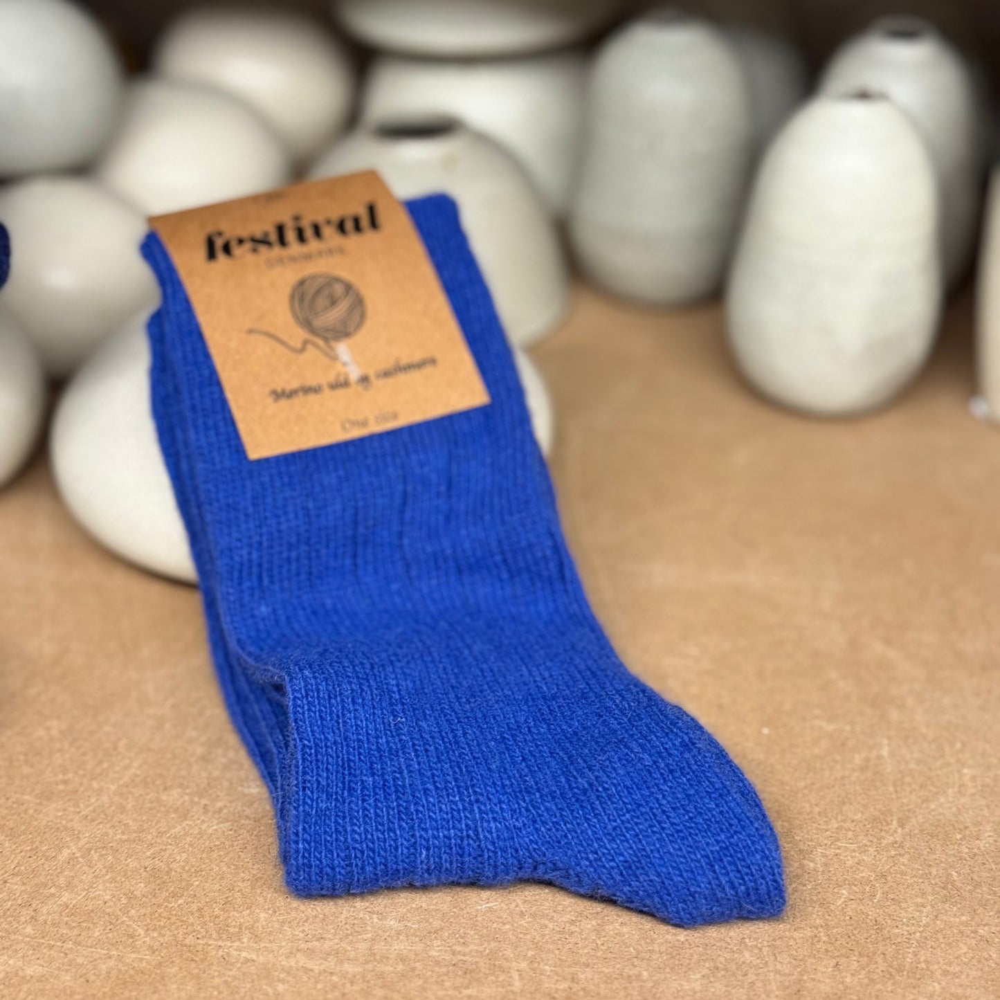 Merino uld & Cashmere strømpe