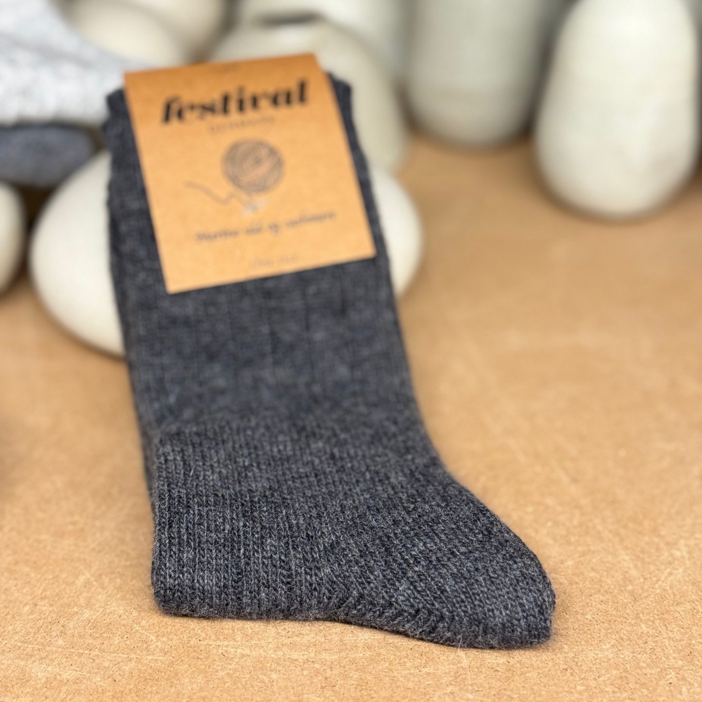 Merino uld & Cashmere strømpe