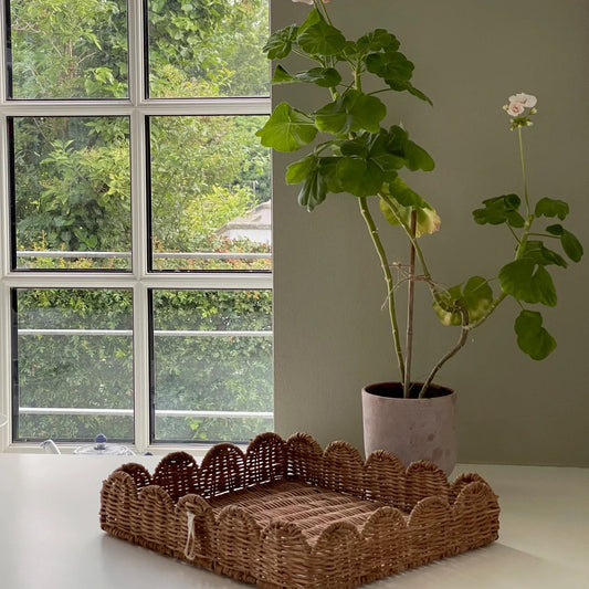 JOU rattan tray 30cm x 35 cm