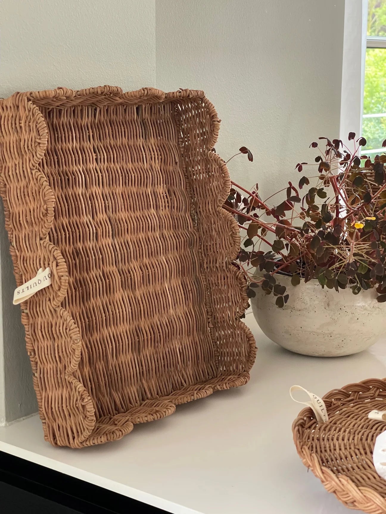 JOU rattan tray 30cm x 35 cm