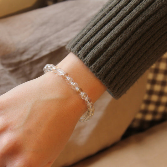 Bjergkrystal Armbånd 6mm