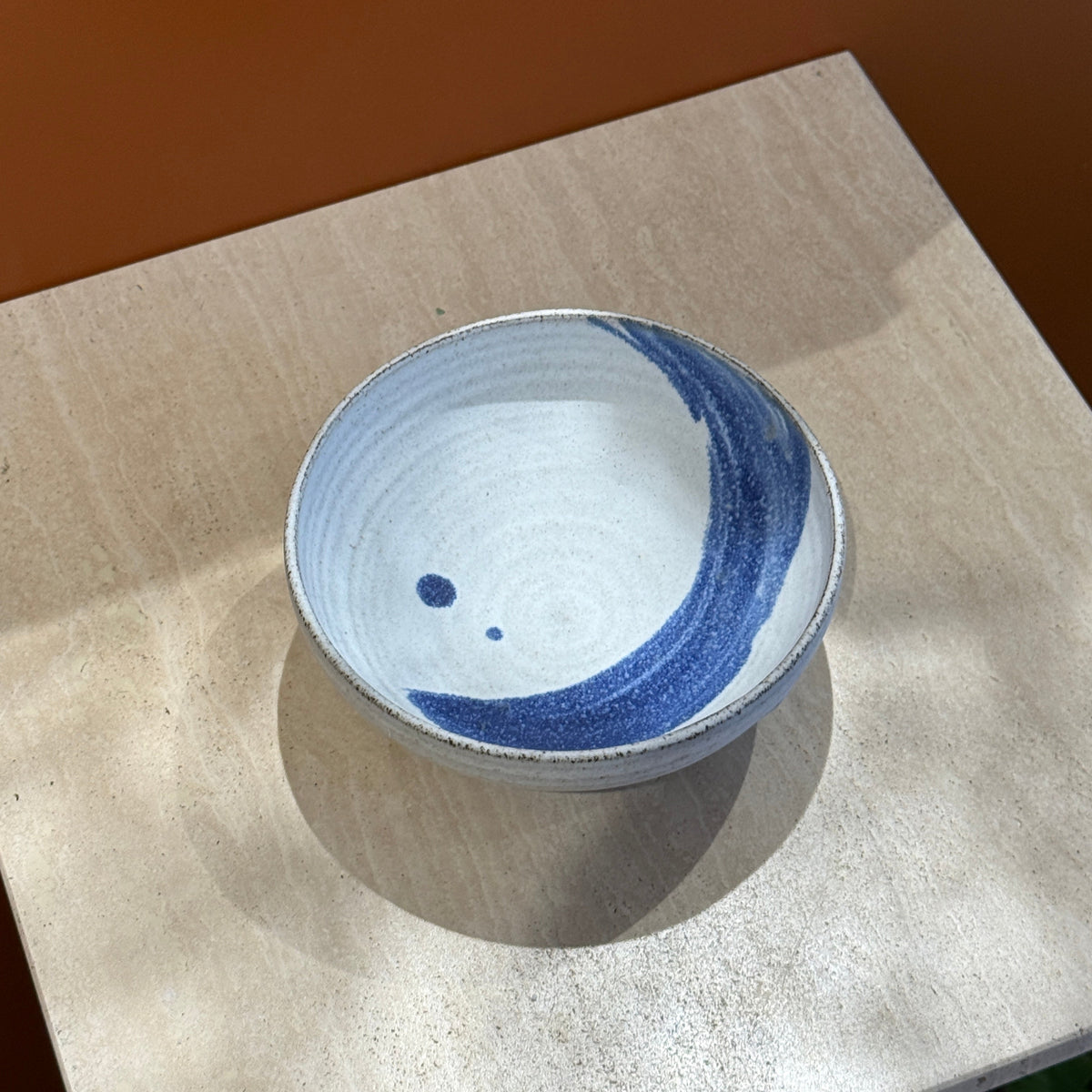 “Blå Strøg” skål Ø15 cm- Atelier Tovsig