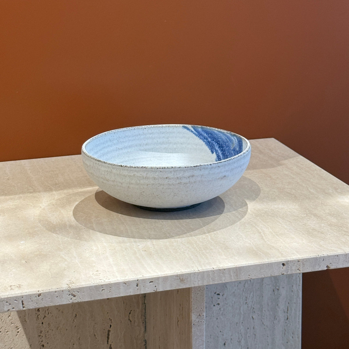 “Blå Strøg” skål Ø15 cm- Atelier Tovsig