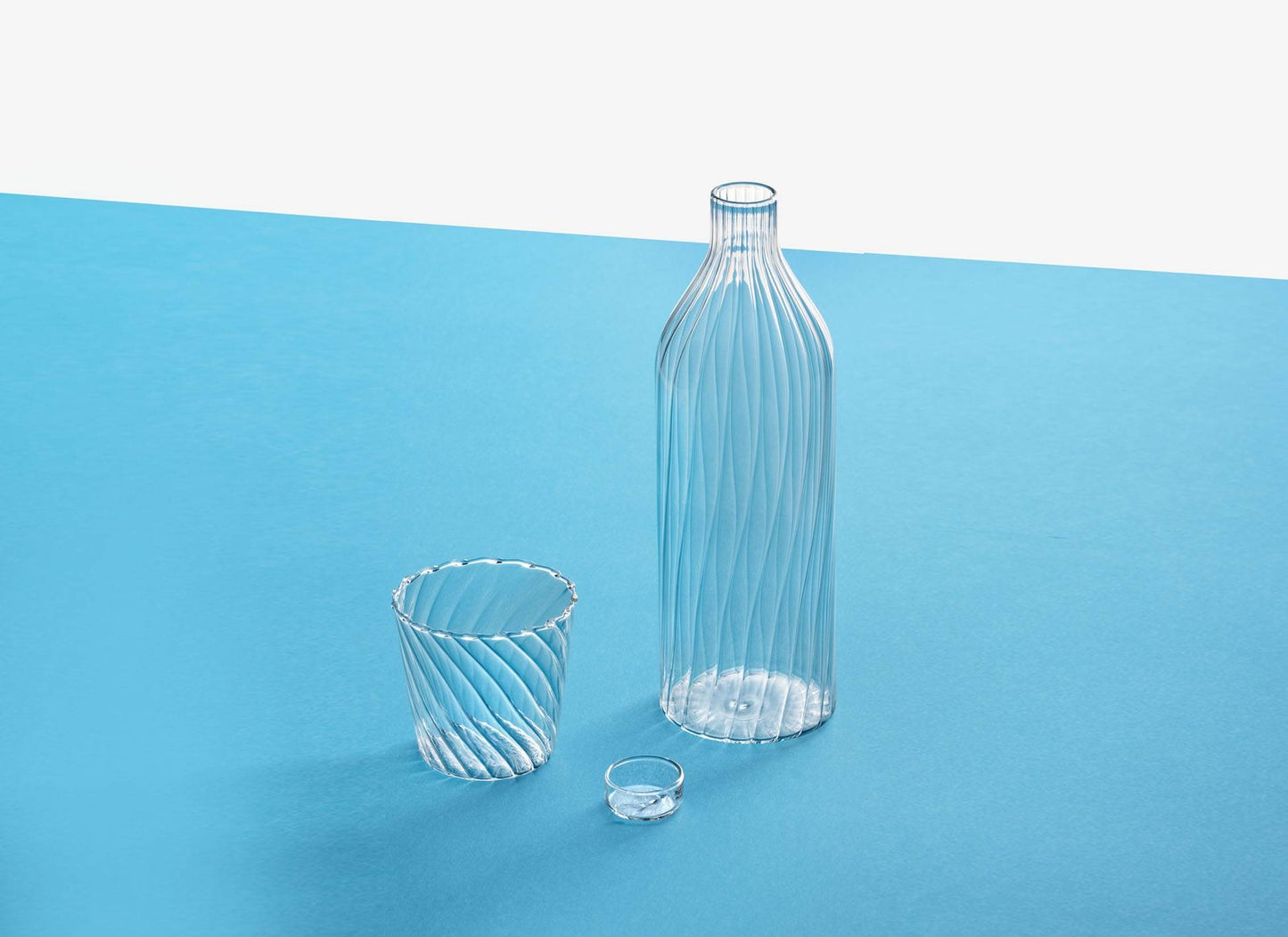 VENEZIA optic bottle with lid