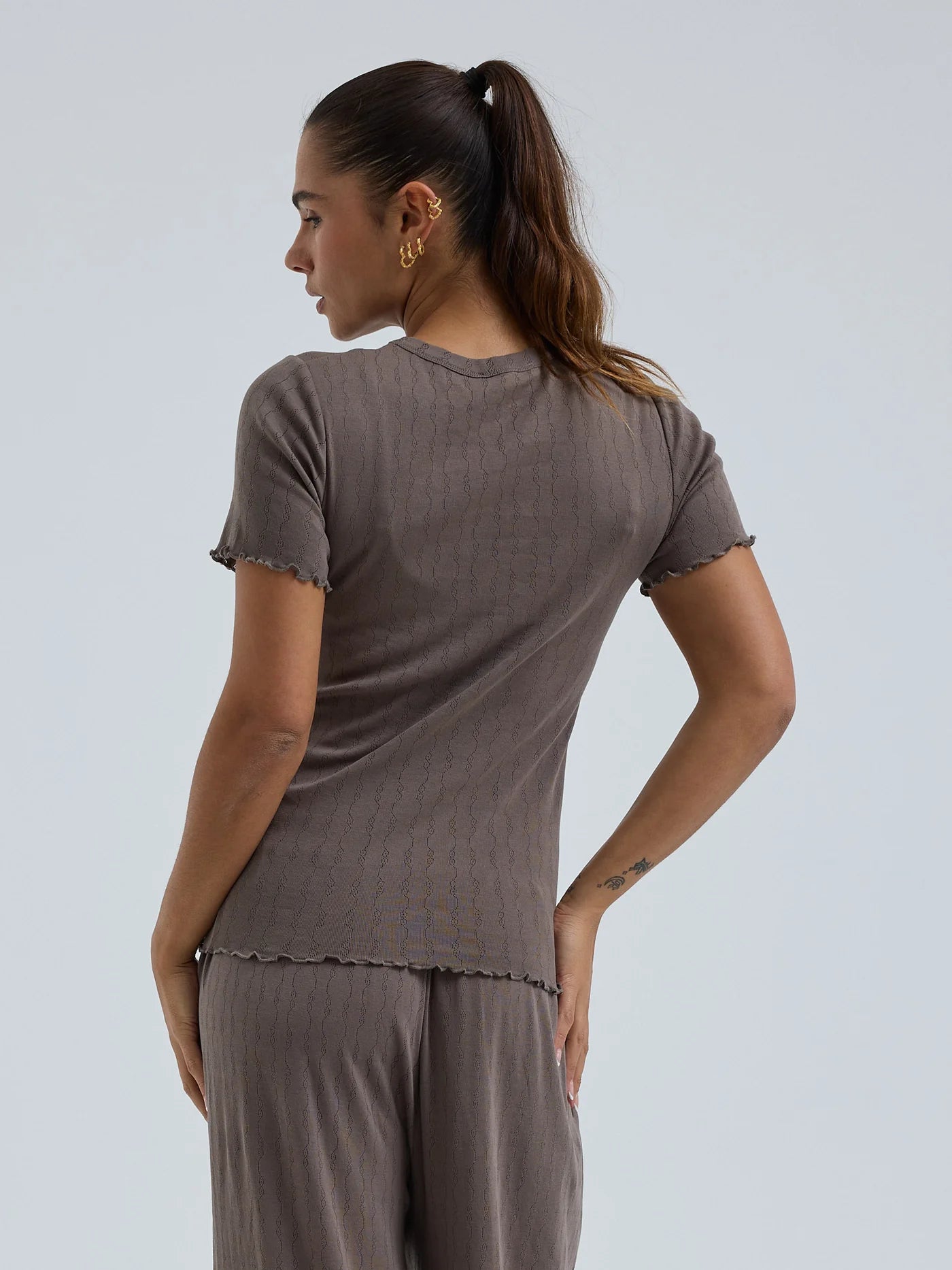 Jacquard Short Sleeve, Fungi - Seamless Basic