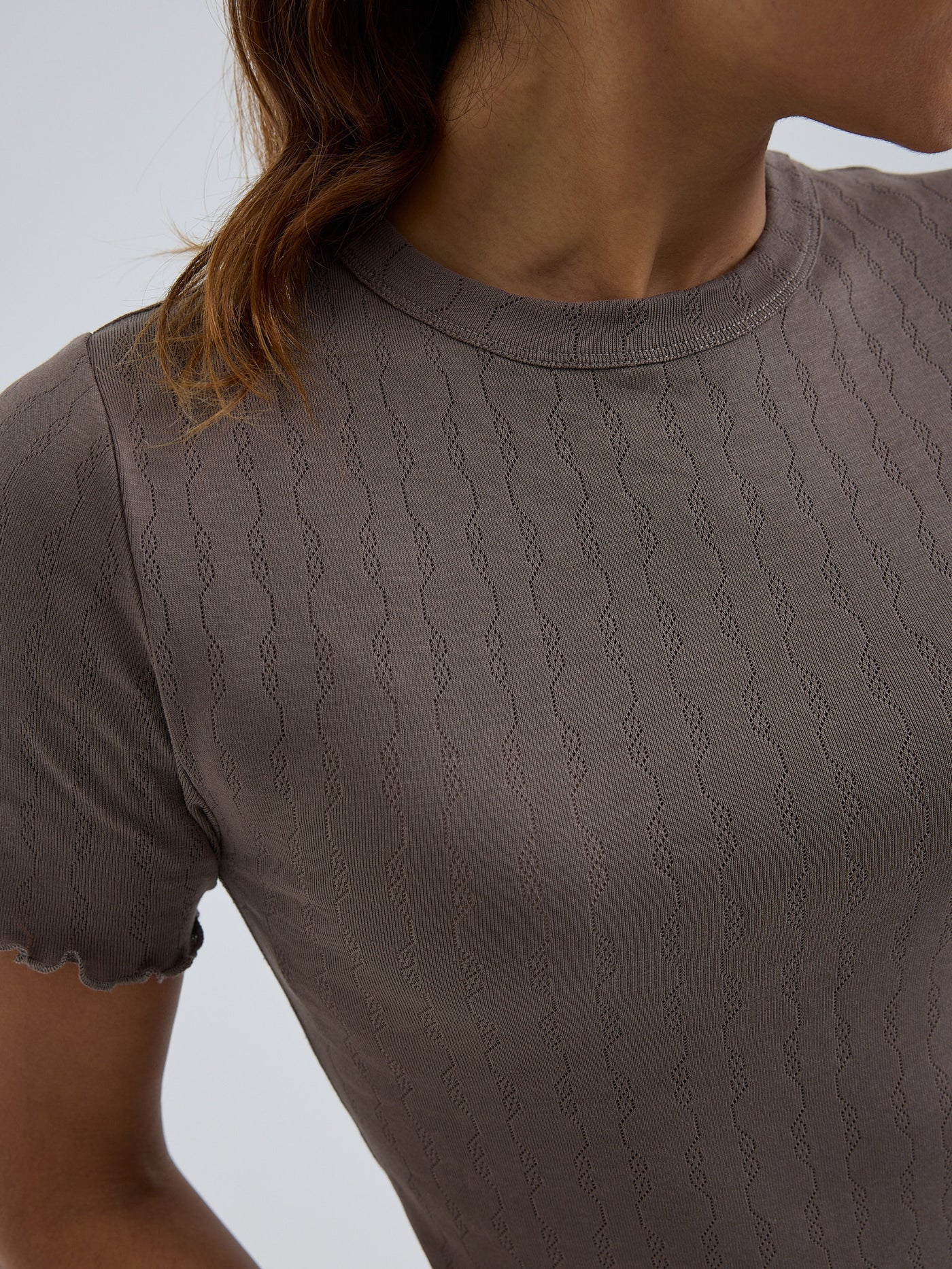Jacquard Short Sleeve, Fungi - Seamless Basic