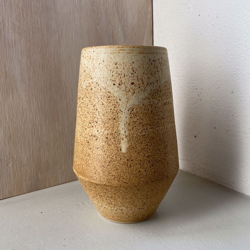 Oda Garten Vase, Medium, Brun - Julie Damhus