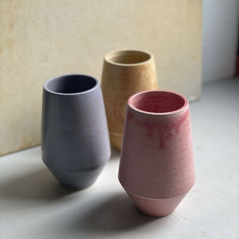 Oda Garten Vase, Medium, Rosa - Julie Damhus
