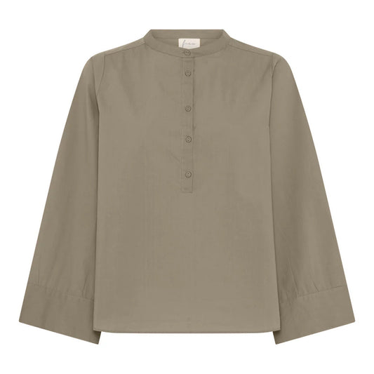 Madrid Wide Sleeve Skjorte, Fallen Rock - Frau