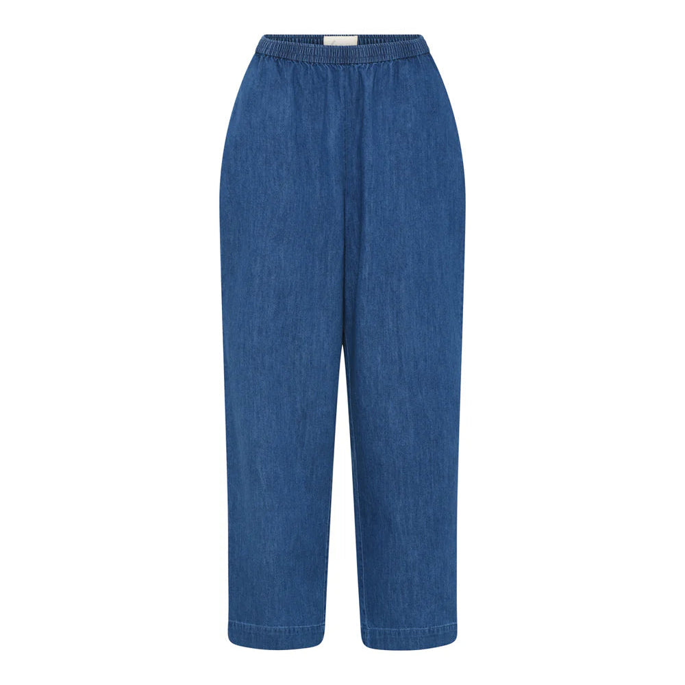 Melbourne denim bukser lang, Clear blue denim - Frau